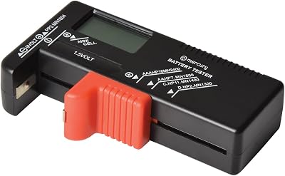Mercury Universal Battery Tester Volt Checker with Digital Screen for AA AAA C