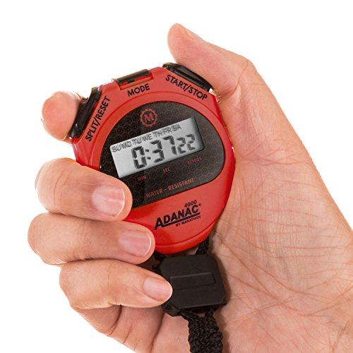 image for MARATHON Adanac 4000 Digital Stopwatch Timer with Extra Large Display 