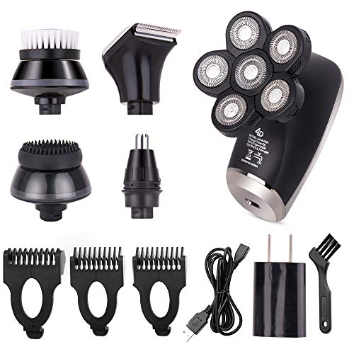 AidallsWellup Men’s 5in1 Electric Head Shavers for Bald Men
