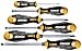 Felo 07157 53167 Ergonic Slotted & Phillips Screwdrivers, Set of 6