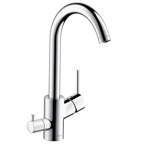 hansgrohe Talis S² Einhebel-Küchenmischer mit Geräteabstellventil und Schwenkauslauf, chrom