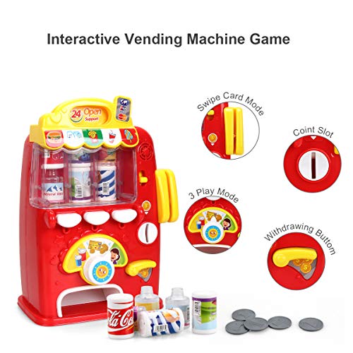 FS Interactive Vending Machine Game, Pretend Play Electronic Drink