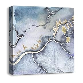 Canvas Wall Art Abstract Bricks Feature...