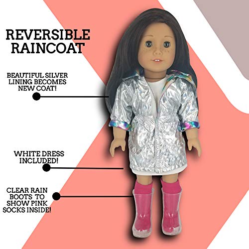 image for PZAS Toys Fits American Girl Doll Clothes and Accessories - Raincoat S