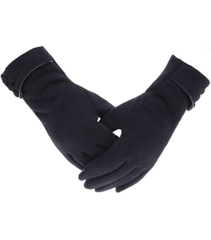 IgloosBuilt Ladies' Microfleece Touchscreen Glove, Black, Small
