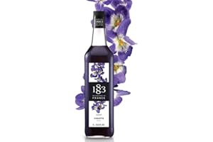 1883 Maison Routin Violet Syrup, 1L Glass Bottle