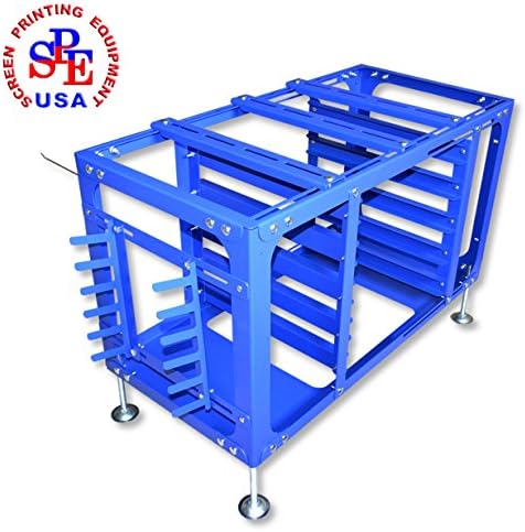 Screen Printing Commodity Shelf Work Table Movable Materials Rack Metatl hanger Screen Printing Equipment