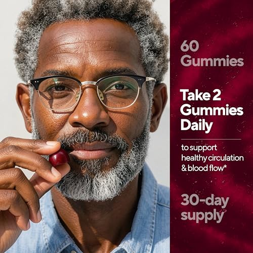 VitaUp Beet Root Gummies – Beetroot Gummies with CoQ10, Grape Seed, Vitamin C, B12 & B3 – Beets Gummies for Circulation Support – Beet Supplement for Energy & Immune Support – 60 Beets Chews