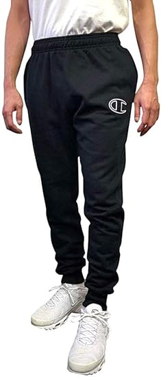 Amazon チャンピオン スウェット ジョガー パンツ スウェットパンツ ブラック 黒 Champion Sweat Jogger Pant Black アクティブロングパンツ 通販