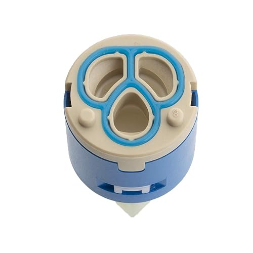 25mm Ceramic Faucet Cartridge Replacement – Double Sealing, 90° Turn For Kitchen & Shower