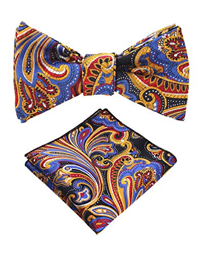 Jemygins original paisley mens bowtie self bow tie &…