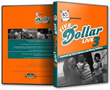 Amazon Com 5 Dollar Wrestling Live 3 Dvd Freight Train Colt Cabana New Jack Jake Manning Movies Tv