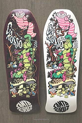 Jeff Grosso “Alice” Skateboard decks: Notebook  / journal / Sketchbook (Skateart)