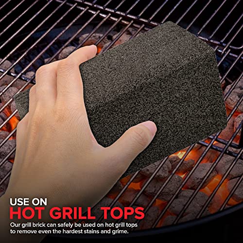 Stock Your Home Grill Cleaning Brick (4 Pack) Heavy Duty Grill