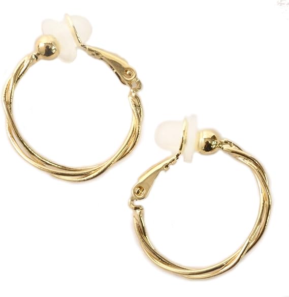 Amazon Co Jp ジュエルボックス Jewelvox イヤリング ピアス ニッケルフリー フープ 金属アレルギー対応 イヤリング ゴールド 選択 服 ファッション小物