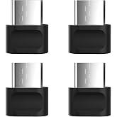 HEATFUN USB C Adapters, Small USB C Adapter Compatible with Dobe PS5 Charging Dock - 4 Packs