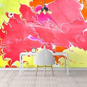 Wall Mural Beautiful Watercolor Painting Removable Self-Adhesive Large Wallpaper - 66x96 inches