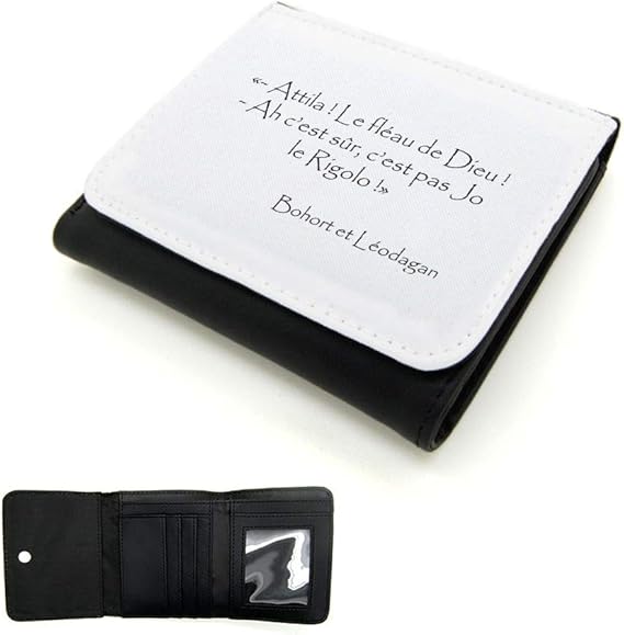 Mygoodprice Portefeuille Homme Cuir Pu Leodagan Jo Le Rigolo Citation Kaamelott Amazon Fr Vetements Et Accessoires