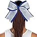 Jumbo 3 Color Met Bow Purple/Silver