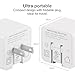 USB C Charger, GMYLE 17W Dual Ports Mini USB C/A Power Adapter AC Wall Charger for Samsung Galaxy S8,Google Pixel, Pixel XL, iPad Pro, HTC 10, Nexus 6P/5X, iPhone X/8/8 Plus more