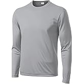 Men's Long Sleeve Moisture Wicking Athletic Shirts, Dry Fit Long Sleeve UV Protection Shirts Men for Workout, Running, Hiking