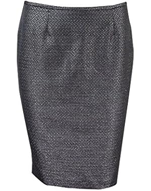 Women's Jacquard Straight Skirt