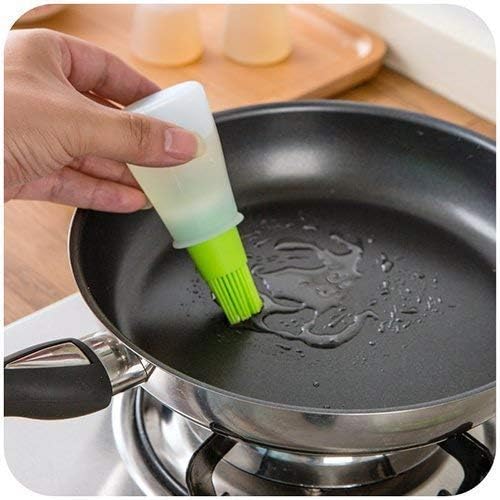 SHOPPOSTREET Silicon Oil Bottle Brush Liquid Oil Basting BBQ Pen Cake Butter Bread Pastry Brush Grill Oil Bottle Brushes…