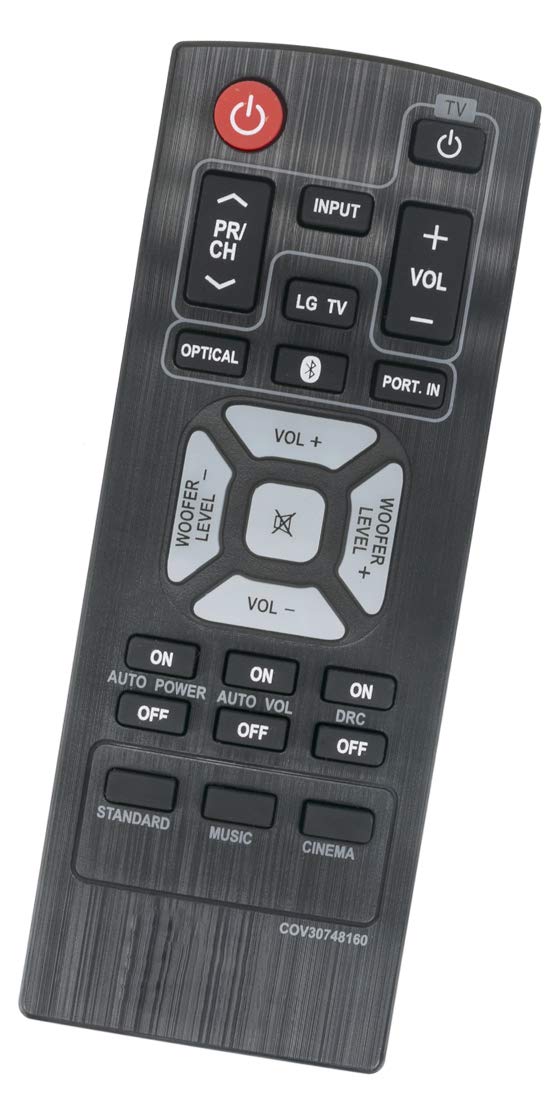 ALLIMITY COV30748160 Remote Control Replacement for LG Soundbar S24A1W NB2540 S24A1-W NB2540A NB2540-A