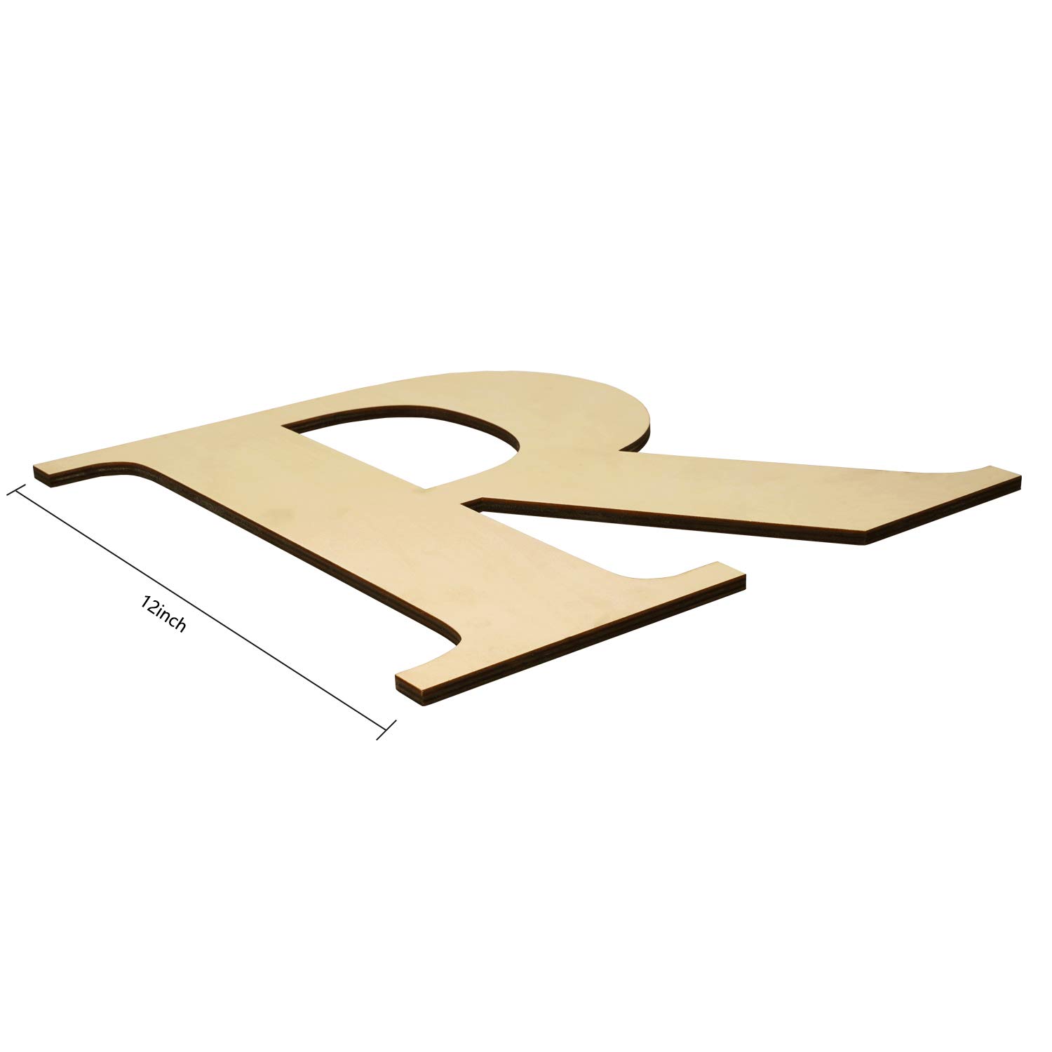 Wall Decor 12 Inch Wooden Letters O Wood Letters For Walls Decor Blank Unfinished Wood Party 12 1 4 Thick O Diy Craft Projects Baby