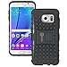 Galaxy S7 Edge Case, CoverON [Atomic Series] Hybrid Armor Cover Tough Protective Hard Kickstand Phone Case for Samsung Galaxy S7 Edge - Black