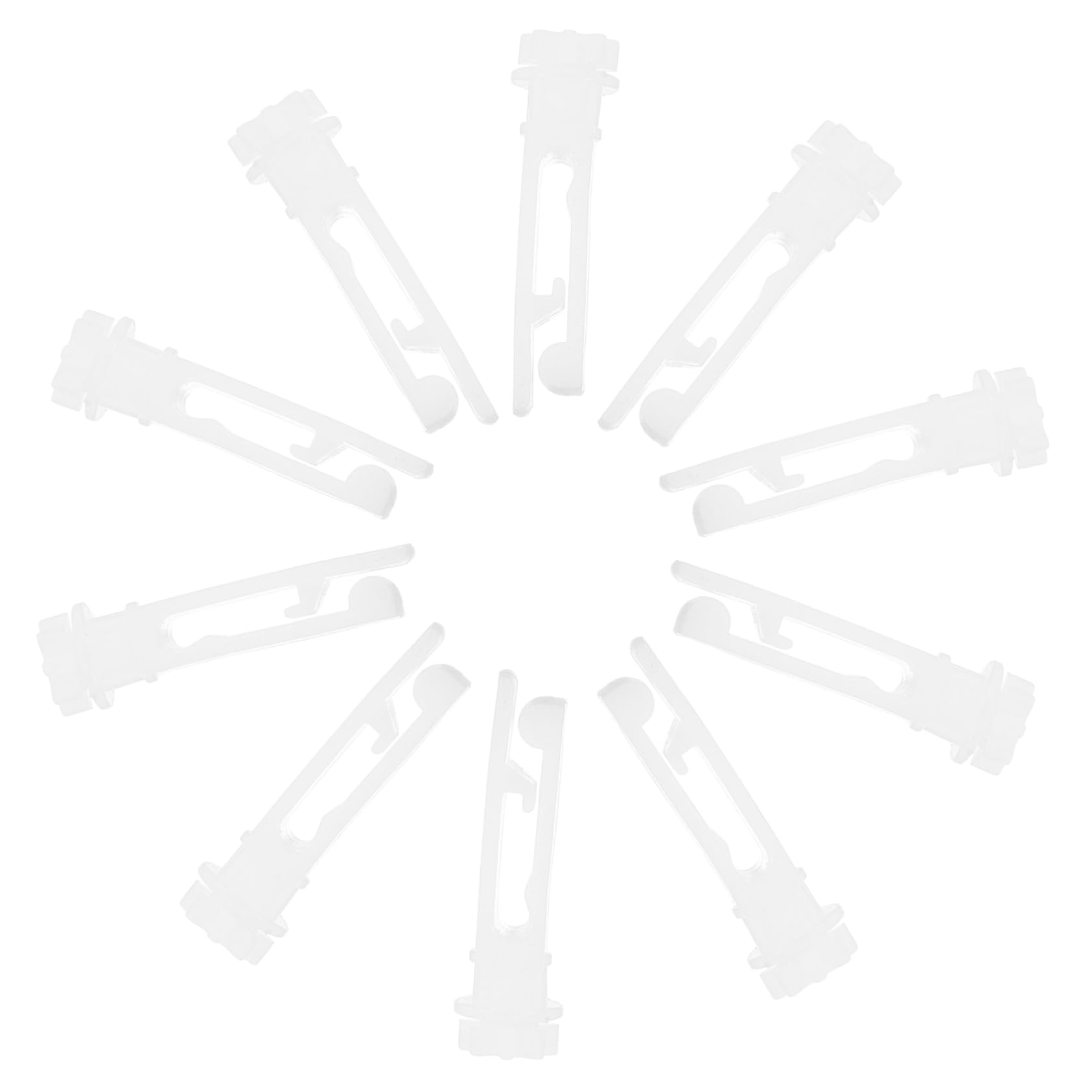 Angoily Curtain Pulley Accessories Vertical Blind Replacement Track Gliders Smooth Sliding Rollers for Window Curtains 1.18X0.30X0.20In Pack of 20