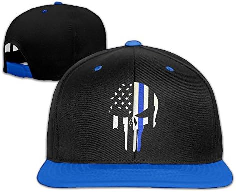 Police Punisher Skull Thin Blue Line Flag Unisex Unisex Adjustable Hip-hop Baseball Cap&amp;Bill Baseball Cap