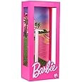 Barbie Doll Light Up Display Case Storage Box, 13" Tall, Collectible Doll Holder and Container