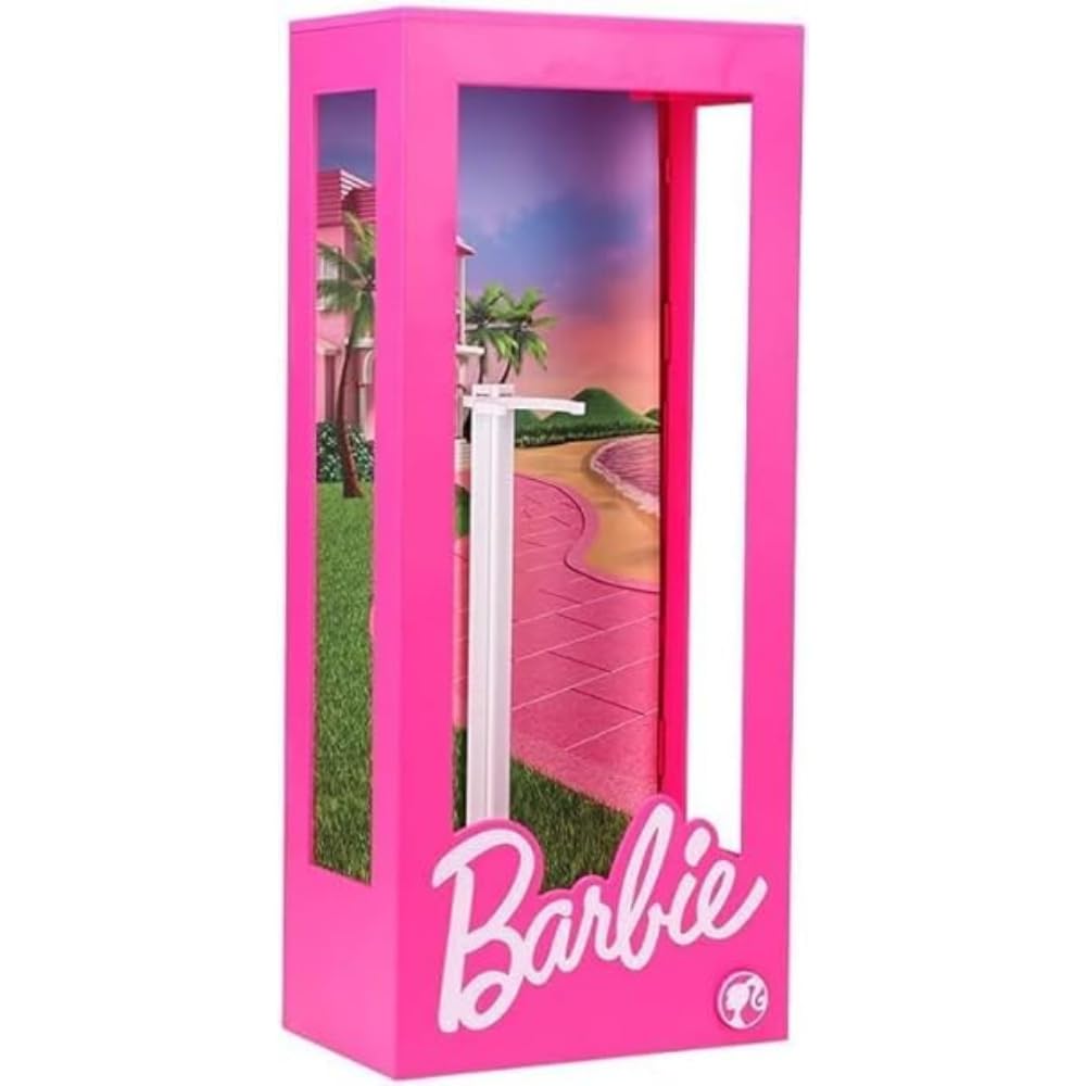 Photo 1 of Barbie Doll Light Up Display Case Storage Box, 13" Tall, Collectible Doll Holder and Container