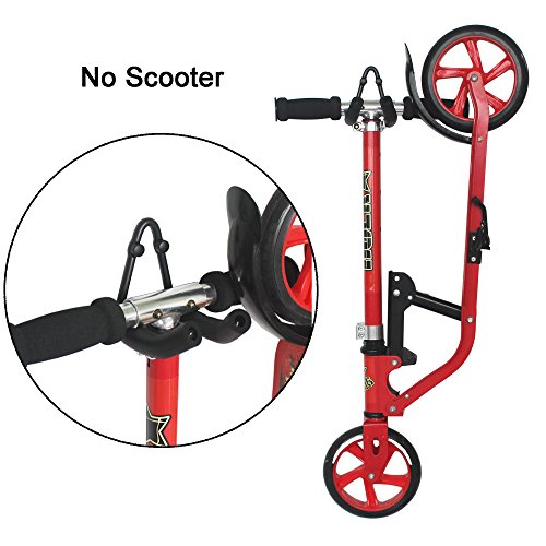 Teklife Foldable Scooter Wall Mount Kick Scooter Wall Hanger Wall Rack