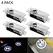 Car Door LED Logo Projector Light for BMW,Ghost Shadow Welcome Lights Symbol Emblem Courtesy Step Lights Ground Lamp Kit for BMW 3 5 6 7 Z GT X Mini Series (4 Pack)