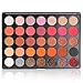 Eyeshadow Palette, FindinBeauty 35 Warm Colors Matte and Shimmery Silky Powder - Long Lasting and Pigmented Pressed Glitter Eye Shadow Makeup Set (35GF)