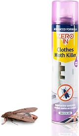 Quebec Clothes Moth Killer 300ml Ready-To-Use for Wardrobes Drawers view 1
