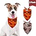 Christmas Dog Bandana 4 Pack Pet Doggy Triangle Scarf Bibs Kerchief Accessories with Christmas Element Patterns for Dogs and Cats