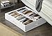Whitmor Underbed Shoe Bag, White with Clear Top