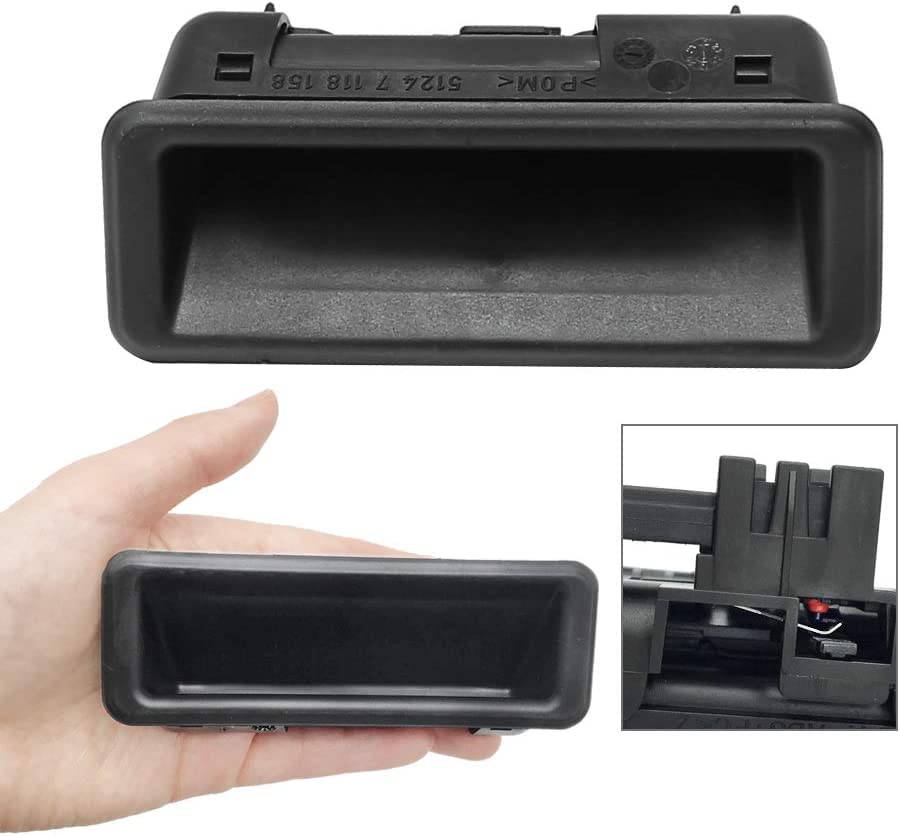 Tailgate Handle Boot Flap Lock Tailgate Push Button Switch for E88 E82 E90/93/92/91 E60 E61 X1 X5 OE#51247118158