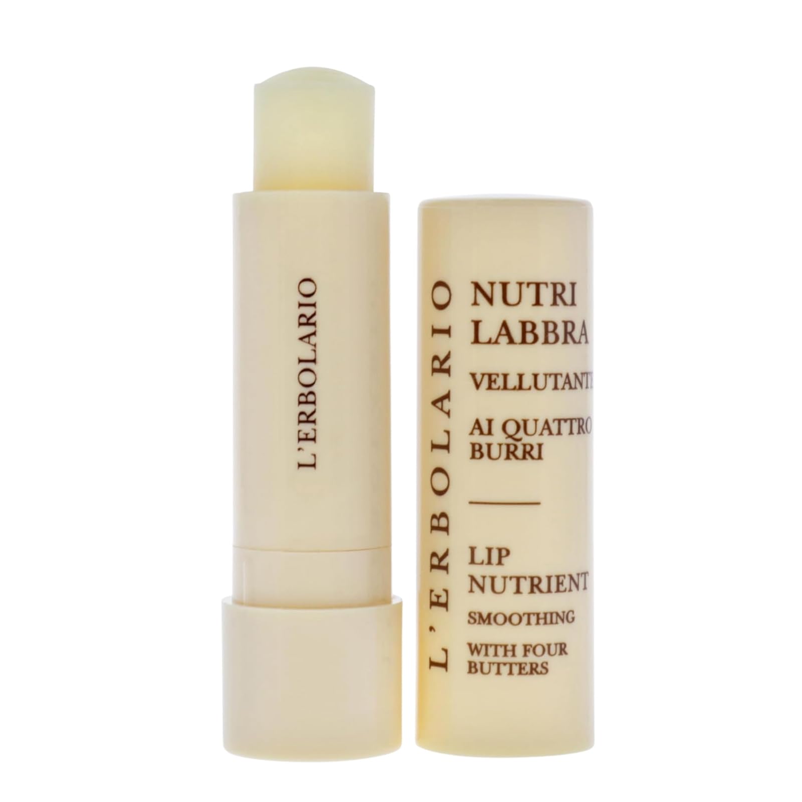 LErbolario Lip Nutrient - Four Butters For Unisex 0.15 oz Lip Balm