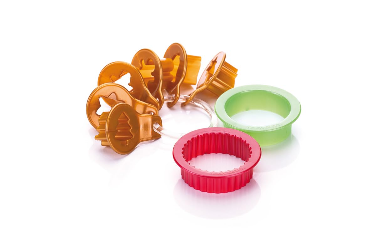 Tescoma Christmas Shortbread Cookie Cutters Delicia, Assorted, 8-Piece