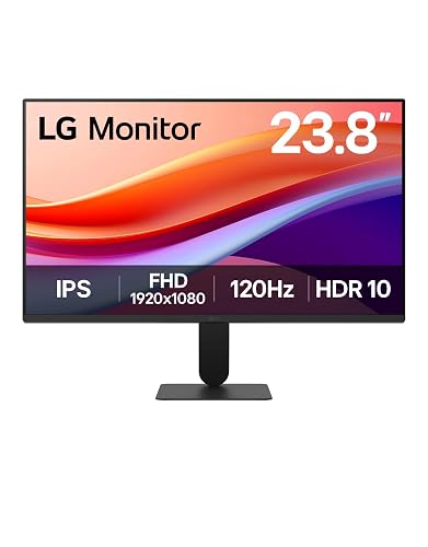 LG 24U411A-B 23.8" / FHD (1920x1080) / IPS / 120Hz / sRGB 99% (Typ.) / Reader Mode & Flicker Safe/Dynamic Action Sync/Black Stabilizer, Slim Stand Base, Black