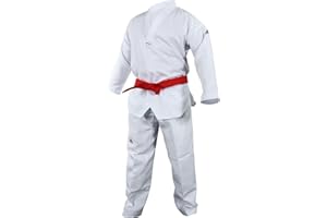 adidas Adi Start II White V-Neck Student Taekwondo Dobok Uniform