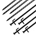 Beefoor Tent Stakes, Heavy Duty Camping Stakes 12-Inch Forged Steel Tent Pegs Unbreakable and Inflexible Available in Rocky Place Dessert Snowfield and Grassland(10-Pack)