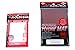 KMC Hyper Mat Sleeve Red (80-Pack) + 100 Pochettes Card Barrier Perfect Size Soft Sleeves Value Set !