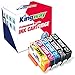 Kingway 5 Color 564 XL Compatible Ink Cartridge Replacement for 564XL 1 set Used in Photosmart 5520 6510 6520 7520 7525 D5460 D7560