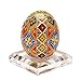 BestPysanky Clear Square Plastic Sphere or Easter Egg Stand Holder Display 2 Inches