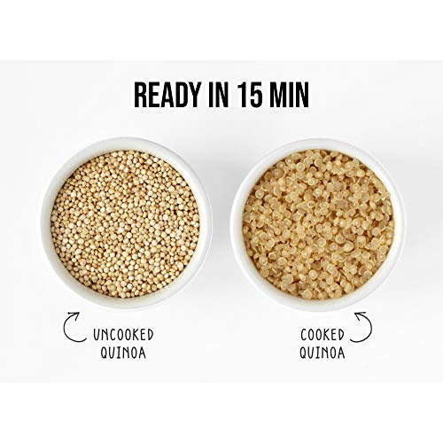 GoGo Quinoa Organic Variety Pack, White Grain and Tricolor Quinoa, Gluten Free, Vegan and non-GMO, Ready in 15 Min 8 lb
